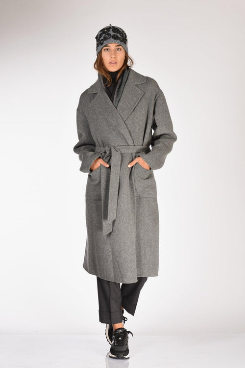 Cappotto Vestaglia Grigio Donna