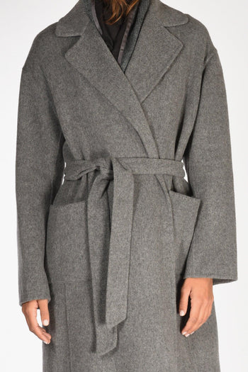 Cappotto Vestaglia Grigio Donna - 3