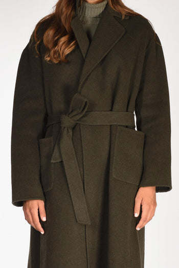 Cappotto Vestaglia Verde Donna - 3