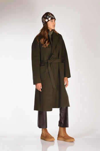 Cappotto Vestaglia Verde Donna - 4