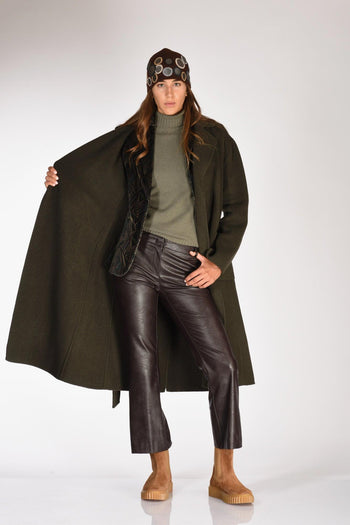 Cappotto Vestaglia Verde Donna - 6