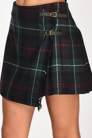 Gonna Kilt Blu/verde Donna - 4