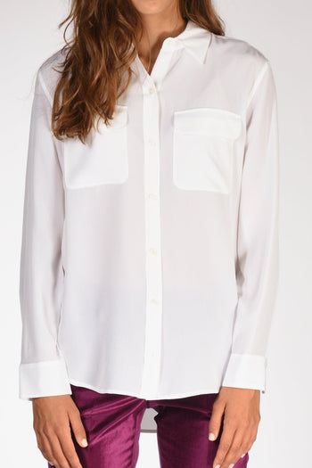 Camicia Tasche Bianco Donna - 3