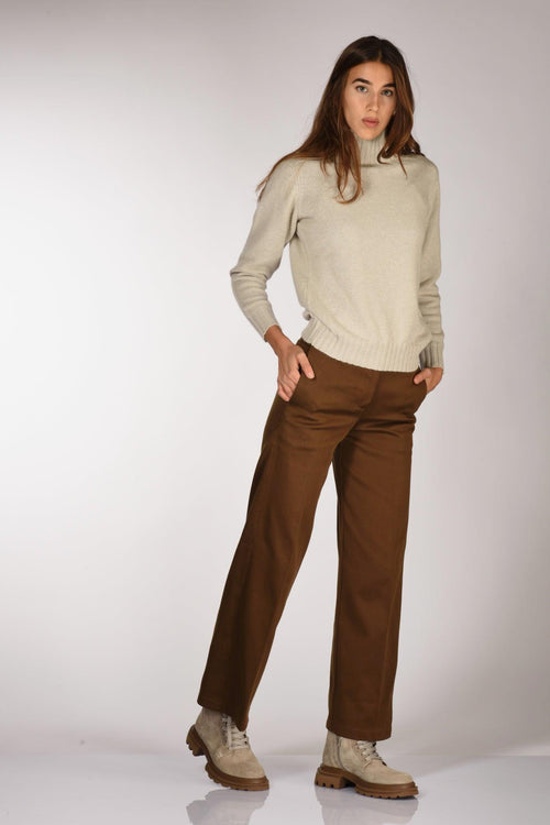 Pantalone Cover Marrone Donna - 2