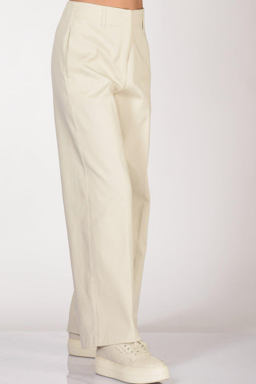 Pantalone Cover Bianco Latte Donna