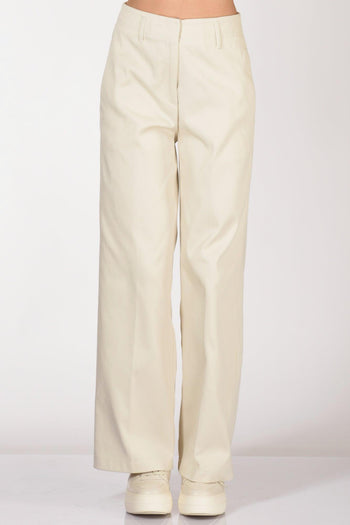 Pantalone Cover Bianco Latte Donna - 3