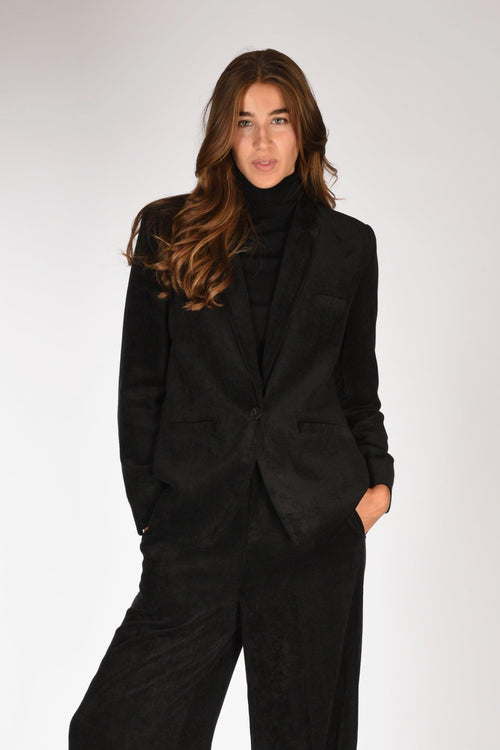 Blazer Matte Nero Donna