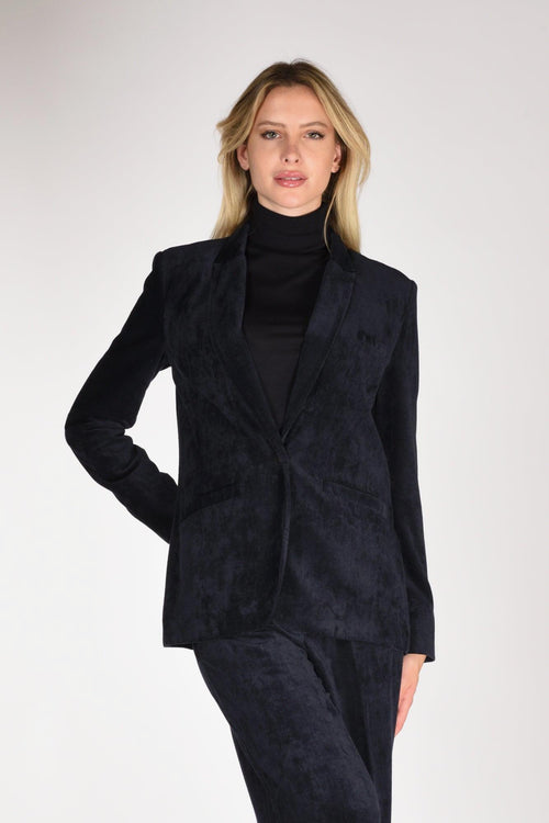 Blazer Matte Blu Donna