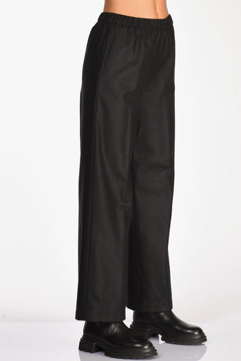 Pantalone Elastico Nero Donna - 4