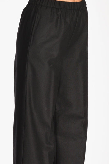 Pantalone Elastico Nero Donna - 5