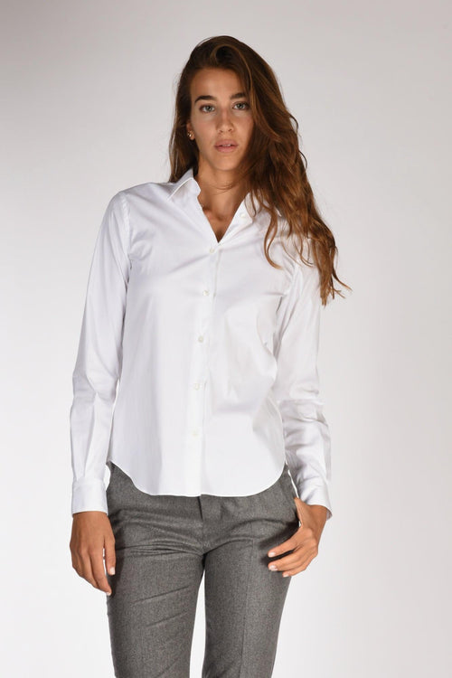 Camicia Colletto Bianco Donna