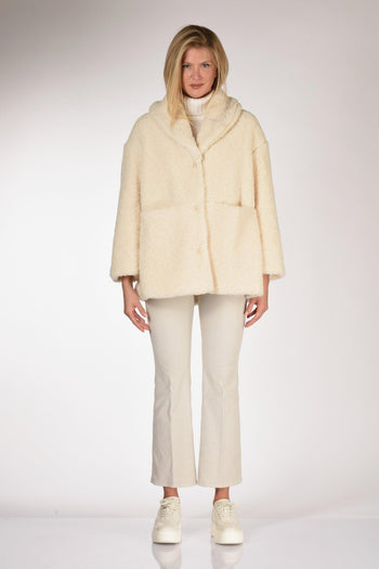 Cappotto Trudie Bianco Naturale Donna - 3