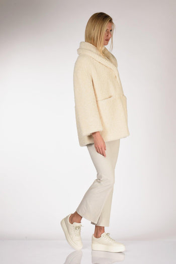 Cappotto Trudie Bianco Naturale Donna - 5