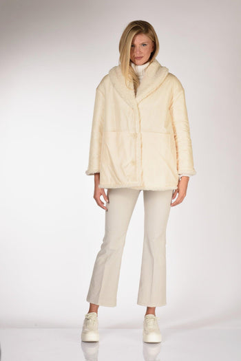 Cappotto Trudie Bianco Naturale Donna - 8