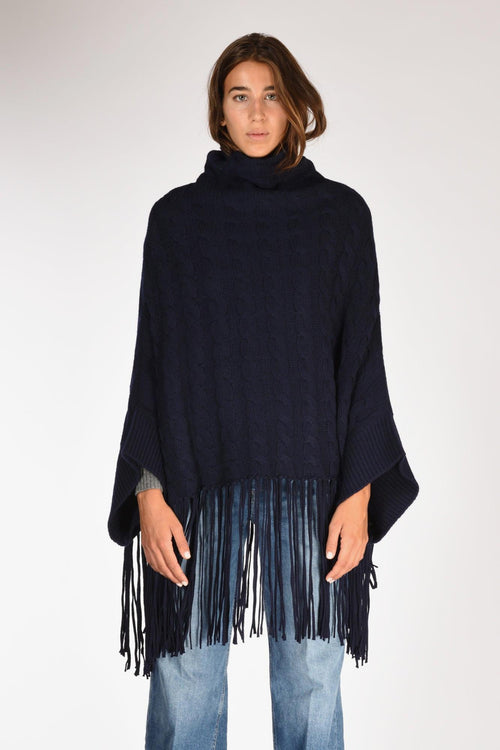 Poncho Blu Donna - 2