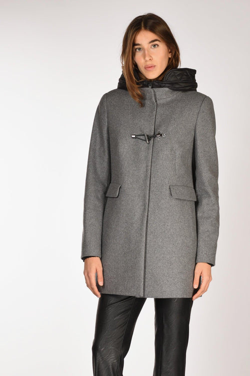 Cappotto Toggle Grigio Donna