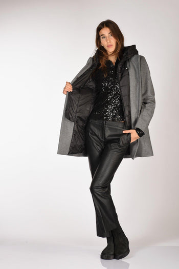 Cappotto Toggle Grigio Donna - 7