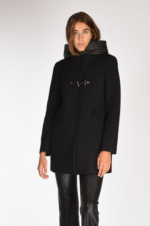 Cappotto Toggle Nero Donna