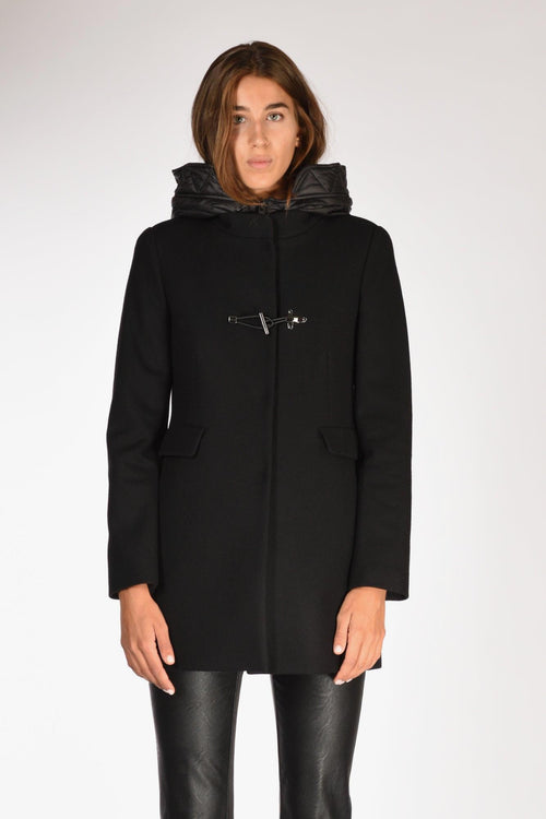 Cappotto Toggle Nero Donna - 2