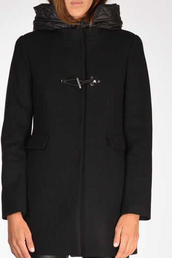 Cappotto Toggle Nero Donna - 3