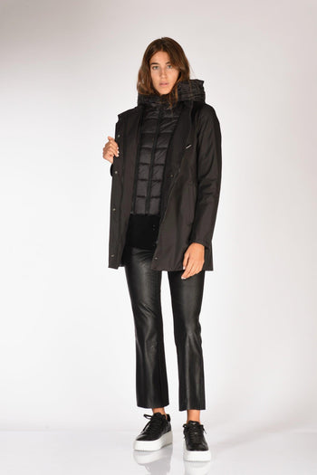 Cappotto Toggle Nero Donna - 6