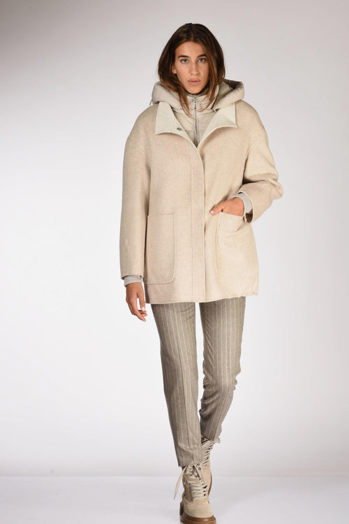 Piumino Natisha Bianco/beige Donna