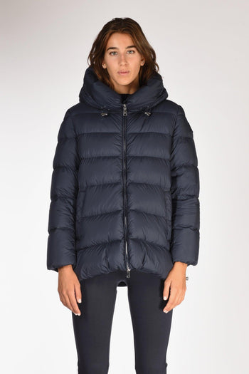 Piumino Hooded Blu Donna - 2