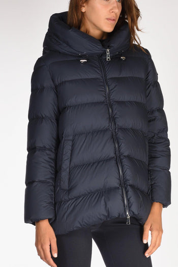 Piumino Hooded Blu Donna - 4