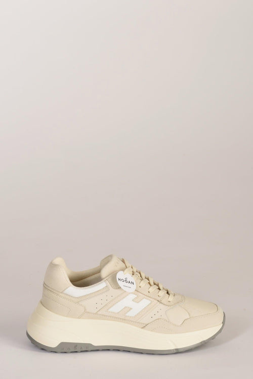 Sneakers H669 Beige/bianco Donna