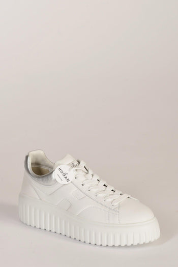 Sneakers H-stripes Bianco/argento Donna - 3