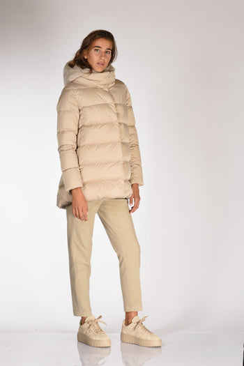 Piumino A Shape Beige Donna - 3