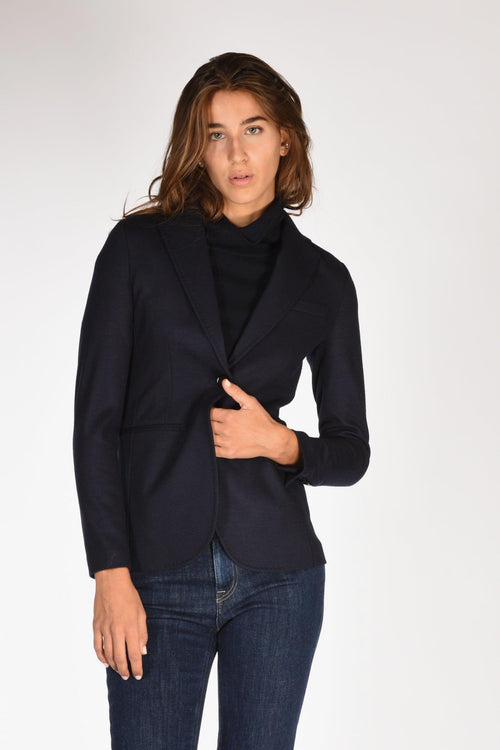 1901 Blazer Jersey Blu/nero Donna