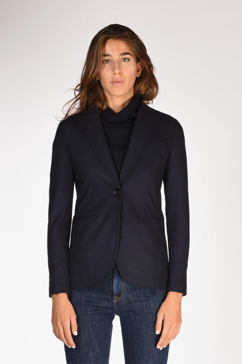 1901 Blazer Jersey Blu/nero Donna - 2