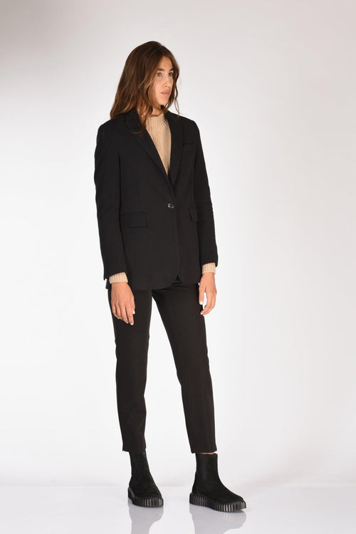 1901 Blazer Felpa Nero Donna - 2