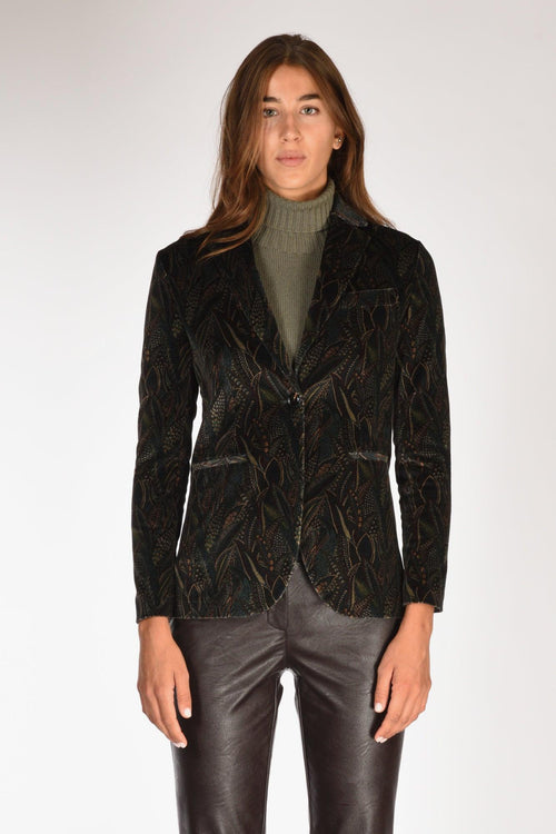 1901 Blazer Foliage Verde/multicolor Donna - 2