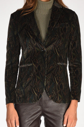 1901 Blazer Foliage Verde/multicolor Donna - 3