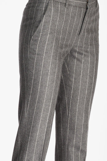 Pantalone New York Grigio/bianco Donna - 5