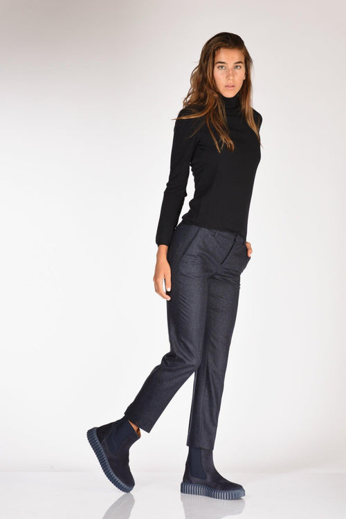 Pantalone New York Blu Chiaro Donna - 2