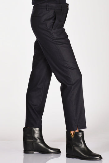 Pantalone New York Blu Scuro Donna - 4