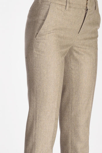 Pantalone New York Beige Chiaro Donna - 4