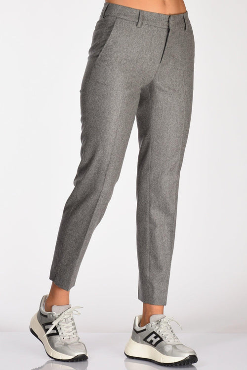 Pantalone New York Grigio Chiaro Donna