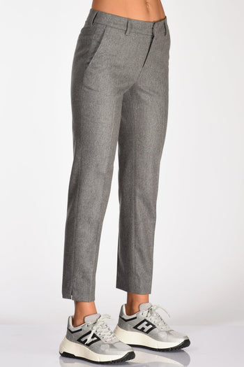 Pantalone New York Grigio Chiaro Donna - 4