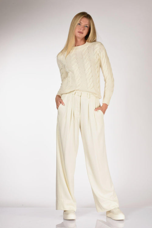 Pantalone Frankie Bianco Donna - 2