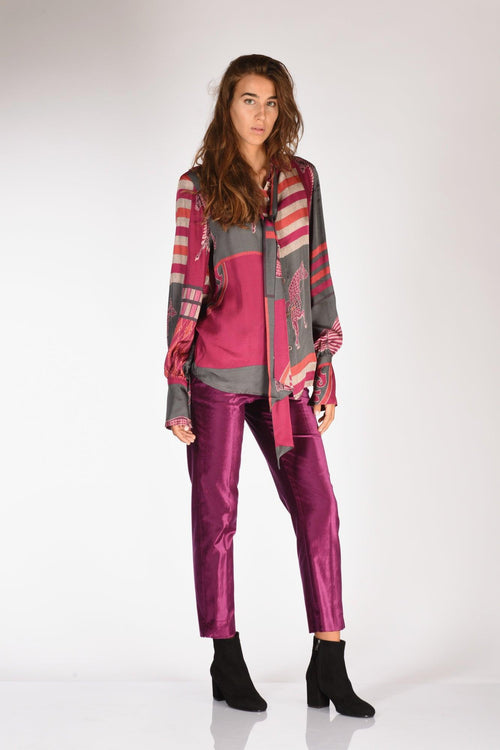 Pantalone New York Fucsia Donna - 2