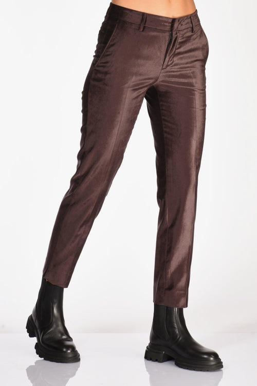 Pantalone New York Marrone Donna