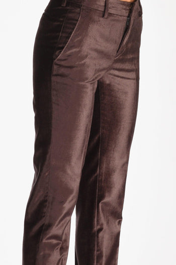 Pantalone New York Marrone Donna - 5