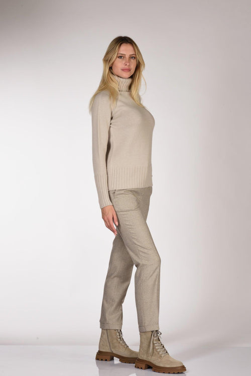 Slowear Pantalone Leyre Beige Chiaro/beige Donna - 2