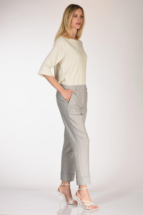 Slowear Pantalone Nevet Grigio Chiaro Donna - 2