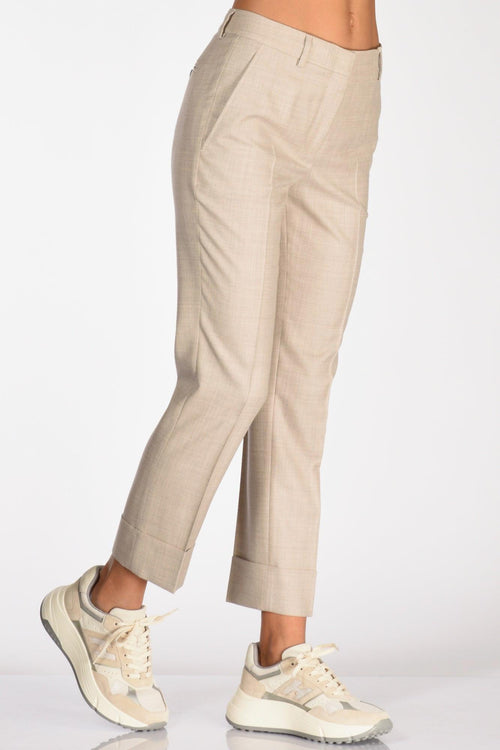 Slowear Pantalone Nevet Beige Donna