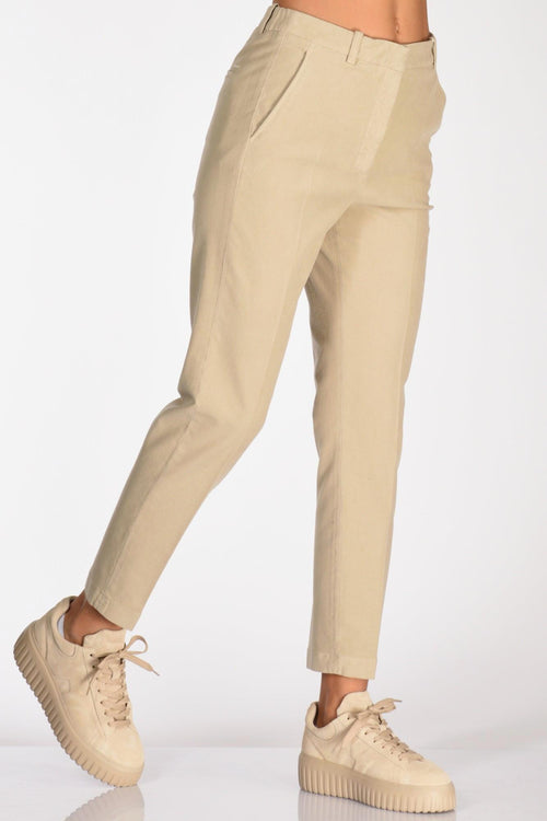 Slowear Pantalone Galene Beige Donna